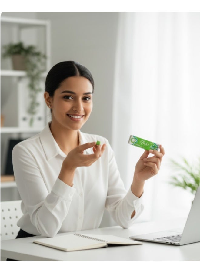 نوفا علكة نوفا بنكهة النعناع – عبوة خضراء | 5 أصابع × 6 عبوات | علكة منعشة لنفس طويل الانتعاش - Image 4